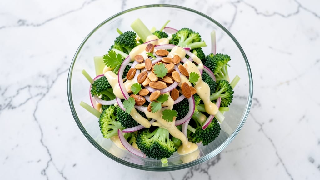 Broccoli Salad Recipe With Miracle Whip: Celery Crown Crunch Meets Creamy Ranch Bliss
