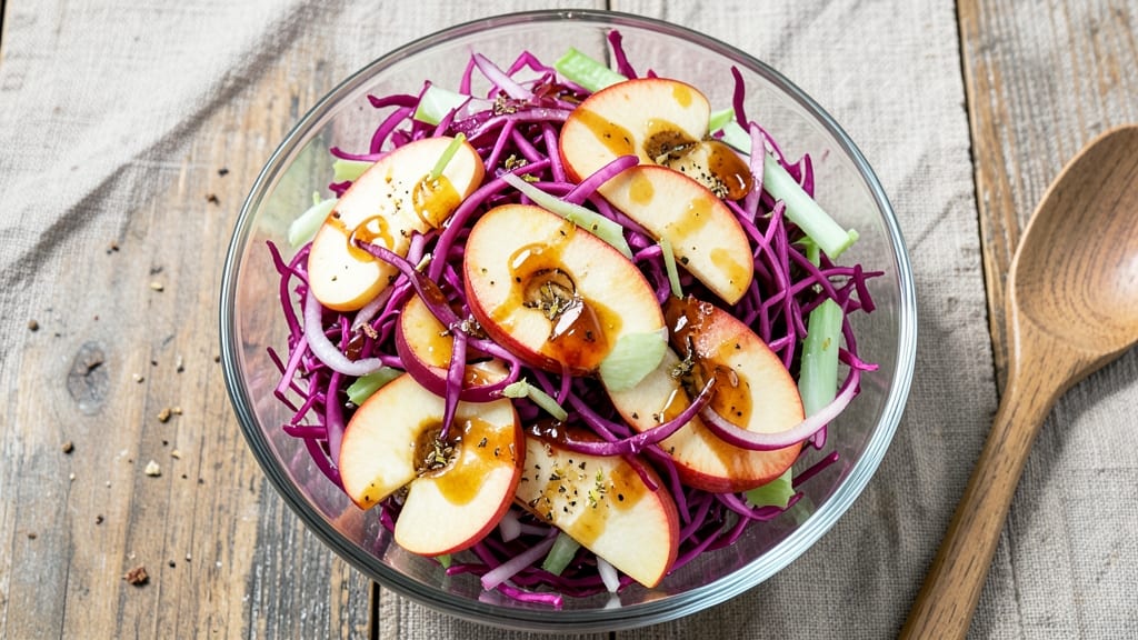 Apple Slaw Salad Recipe: Sweet-Tart Celery Crown Crunch in 10 Minutes