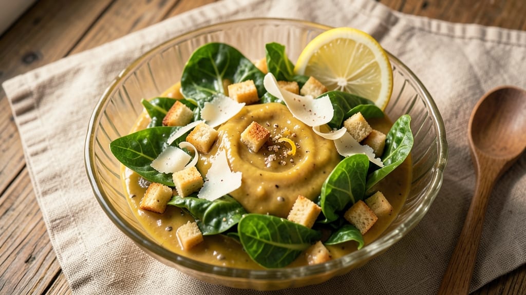 Caesar Salad Dressing Recipe: Bold Anchovy-Parmesan Creaminess