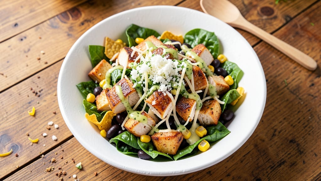 Applebee's Fiesta Chicken Chopped Salad Recipe: Zesty Lime-Cilantro Dressing Over Tender Chicken