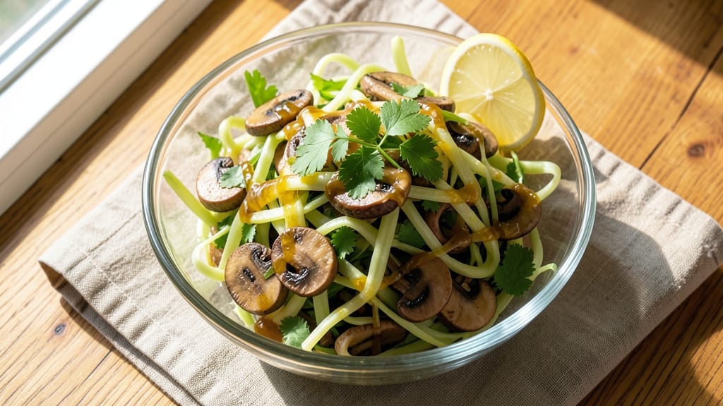 Broccoli Mushroom Salad Recipe: Umami-Packed Crunch With Earthy Depth