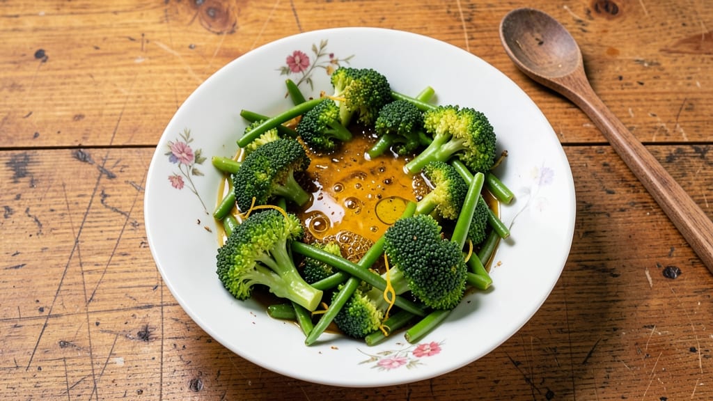 Broccoli and Green Bean Salad Recipe: Crisp-Tender Veggies With Zesty Lemon Dressing