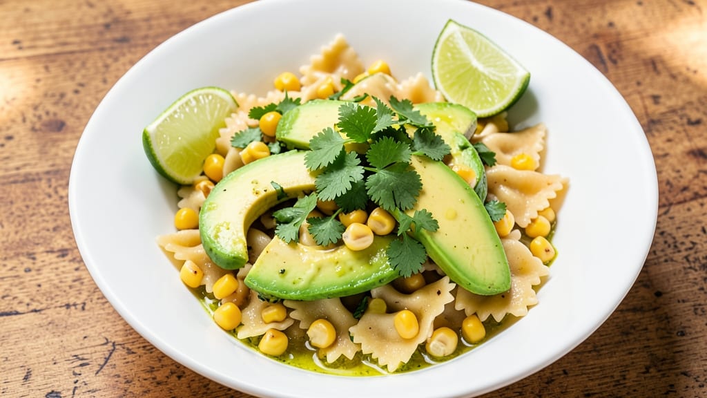 Avocado Corn Pasta Salad Recipe: Creamy Avocado Meets Sweet Grilled Corn