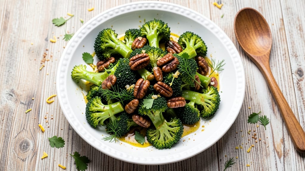 Broccoli Nut Salad Recipe: Crunchy Texture Meets Creamy Herb Bliss