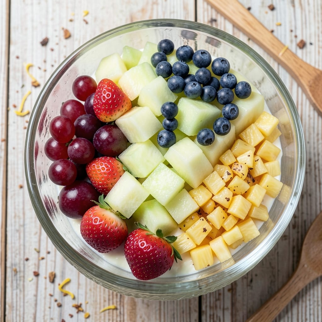7 Cup Fruit Salad Recipe: Vibrant Rainbow Layers With Zero Browning