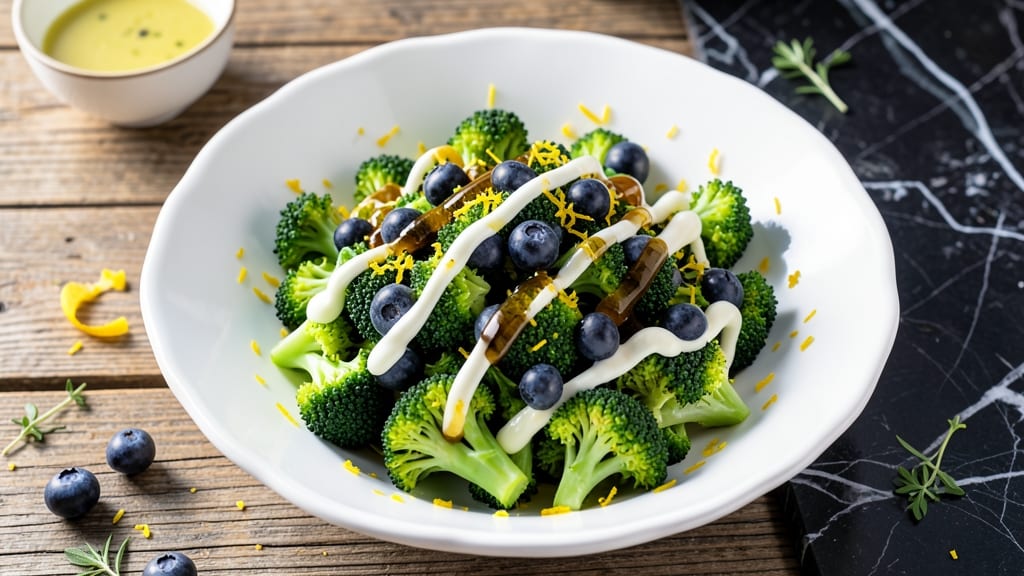 Broccoli Blueberry Salad Recipe: Sweet-Tart Crunch With Creamy Herb Dressing