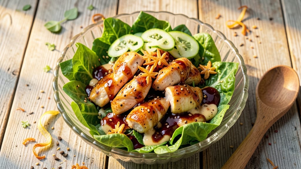 Asian Caesar Salad Recipe: Sesame-Ginger Twist on a Crunchy Classic