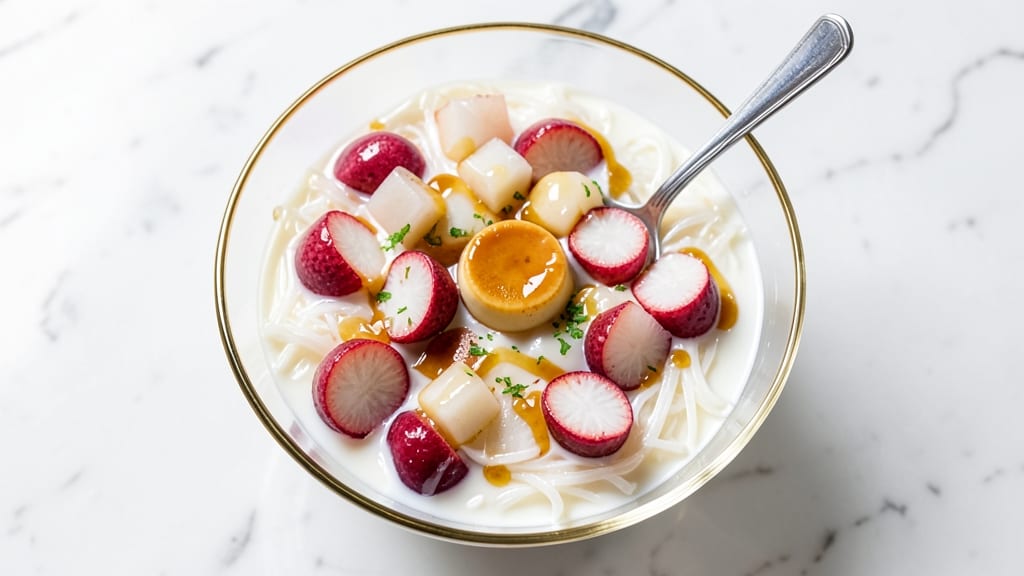Buko Lychee Salad Recipe: Tropical Creaminess With Young Coconut Crunch