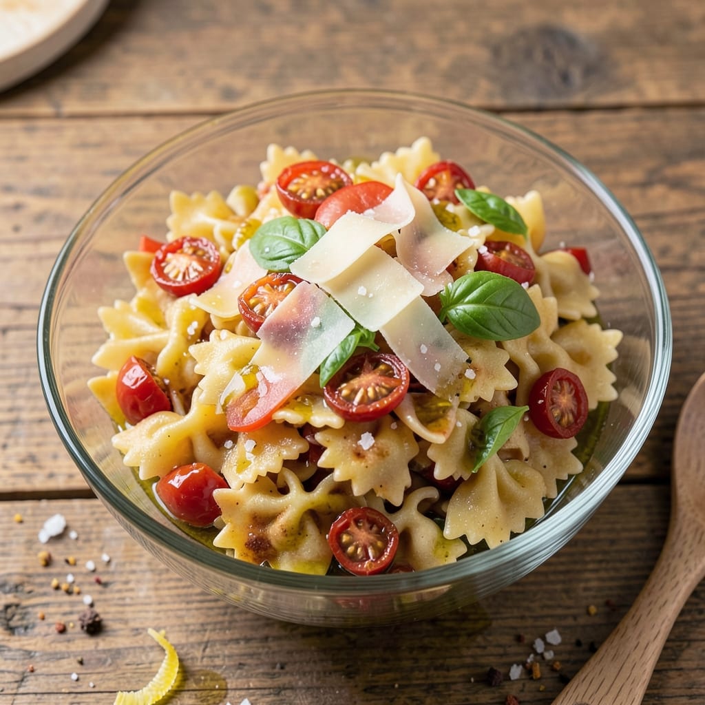 5 Star Pasta Salad Recipe: Creamy Parmesan and Sun-Dried Tomato Brilliance