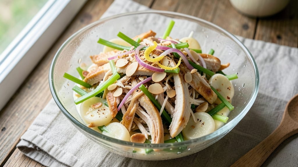 Chicken Salad Recipe With Water Chestnuts: Crunchy Chestnut Texture and Citrus Zing