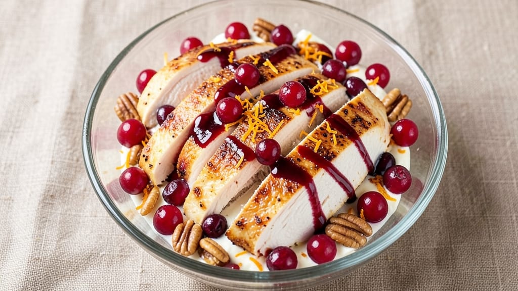 Boars Head Cranberry Chicken Salad Recipe: Smoky Shredded Chicken and Tart Cranberry Crunch