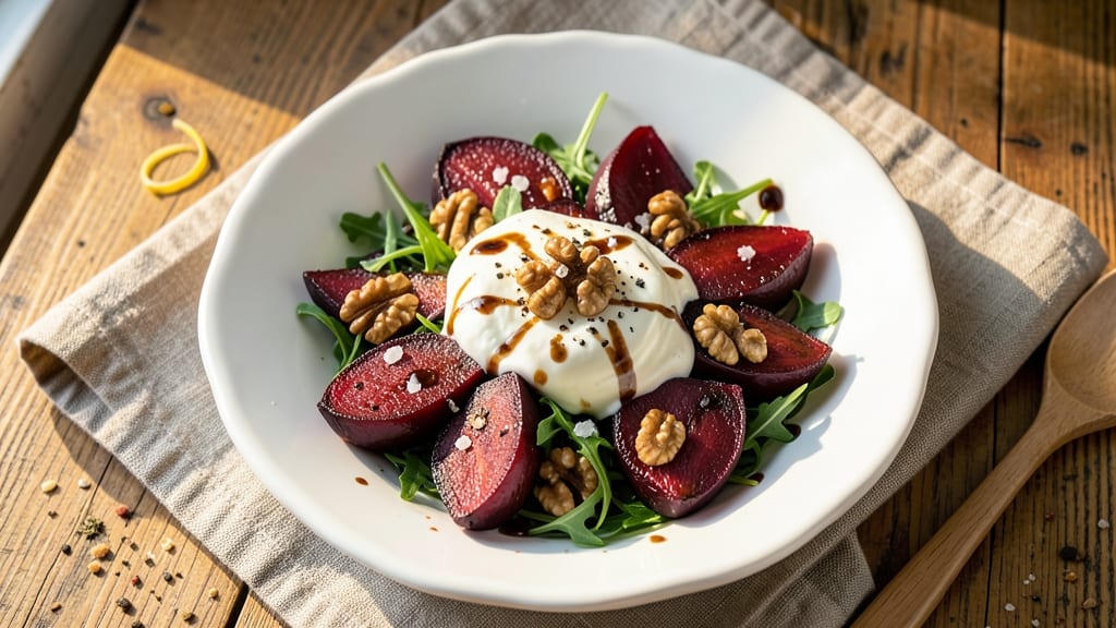 Balsamic Beet and Burrata Salad Recipe: Sweet-Tart Beets Meet Creamy Burrata Bliss