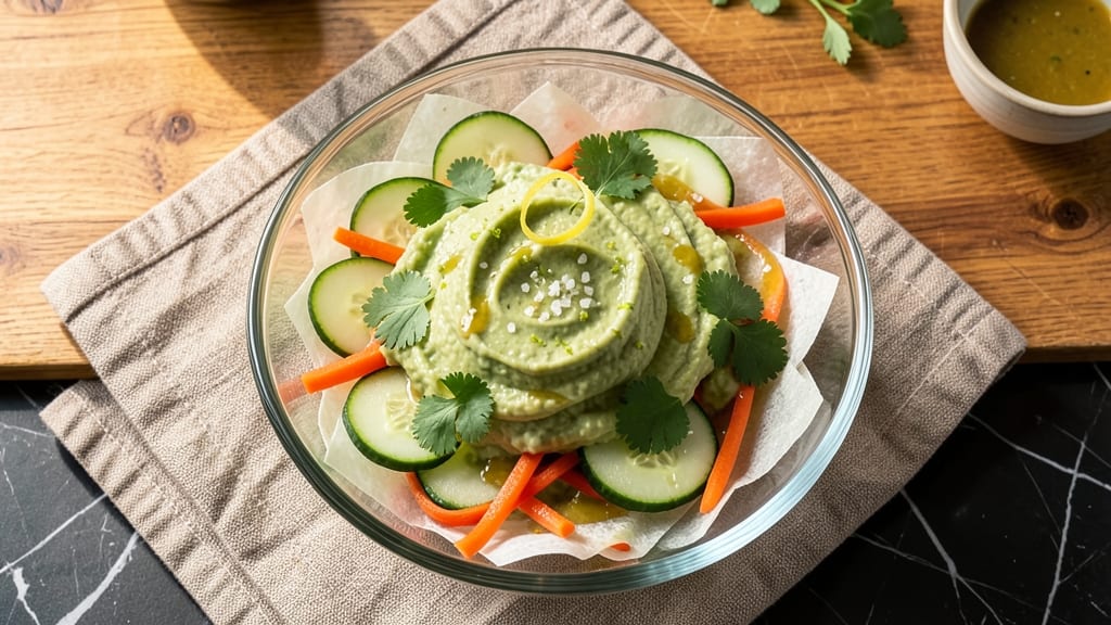 Avocado Salad Rolls Recipe: Crisp Rice Paper Wraps With Creamy Avocado Heart
