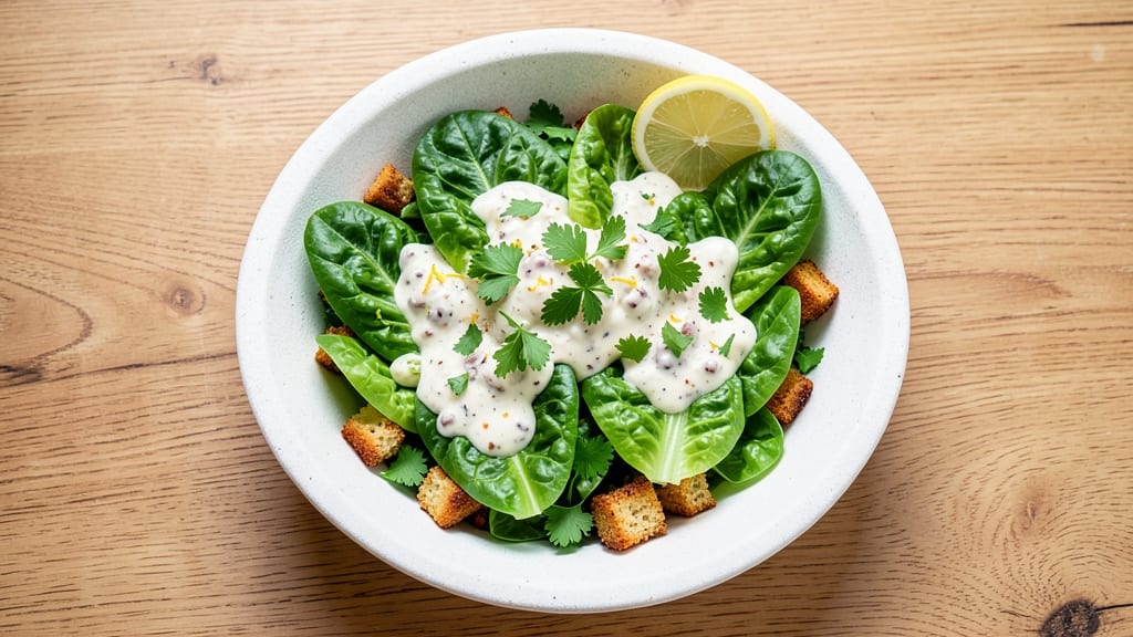 Caesar Salad Diet Recipe: Low-Calorie Croutons and Herb-Packed Dressing