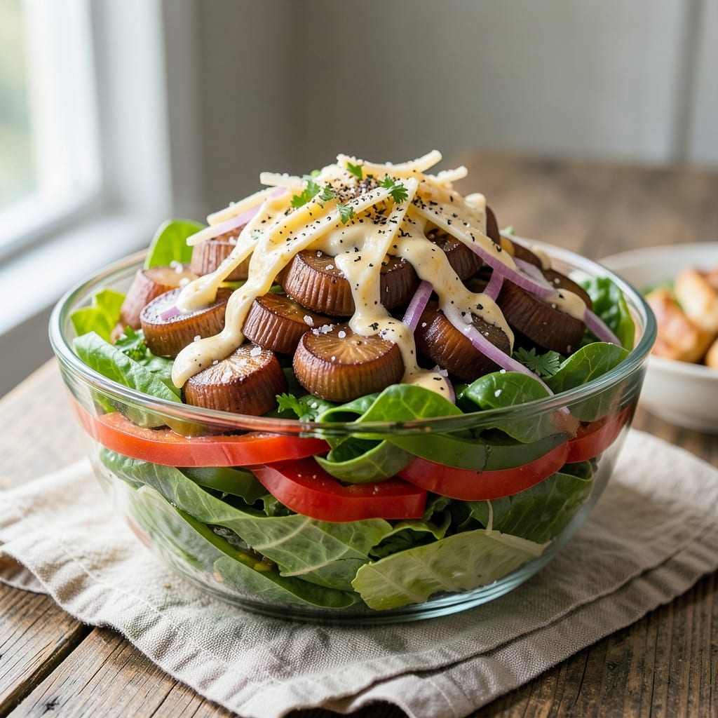 7 Layer Salad Recipe With Water Chestnuts: Crunchy Texture Layers That Stay Fresh