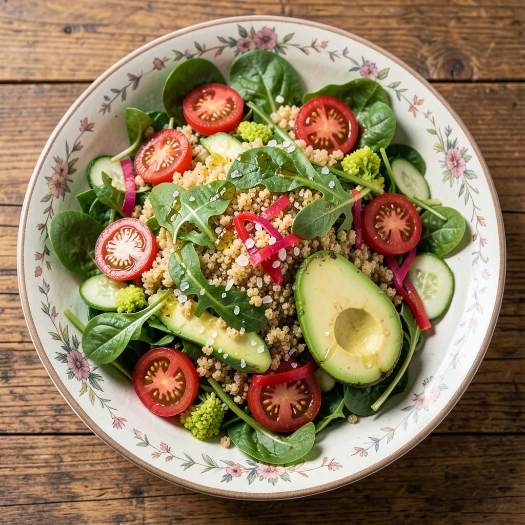 4 Cup Salad Recipe: Layered Freshness With Crunchy Protein Boost