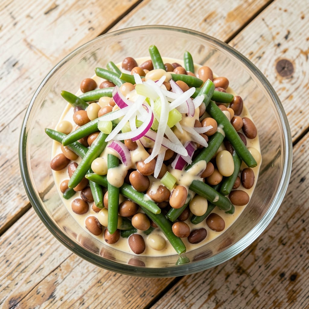 Paula Deen's 3 Bean Salad Recipe: Southern-Style Creamy Crunch
