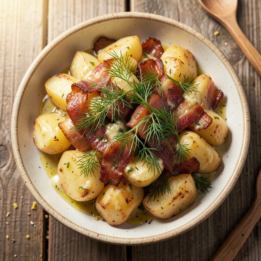 Alpine Inn German Potato Salad Recipe: Herb-Infused Mustard Crunch