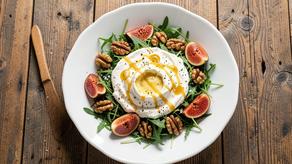 Burrata and Figs Salad Recipe: Creamy Burst Meets Sweet Jammy Ripeness