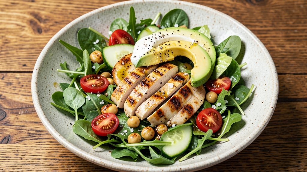 Big Healthy Salad Recipe: Protein-Packed Crunch in 15 Minutes