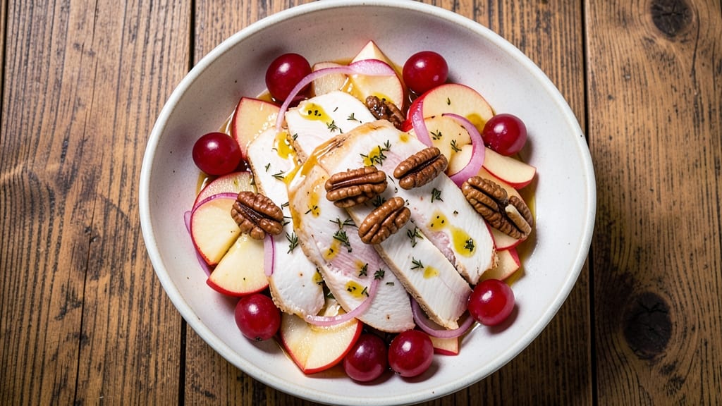 Apple Grape Walnut Chicken Salad Recipe: Sweet-Savory Crunch in Every Bite
