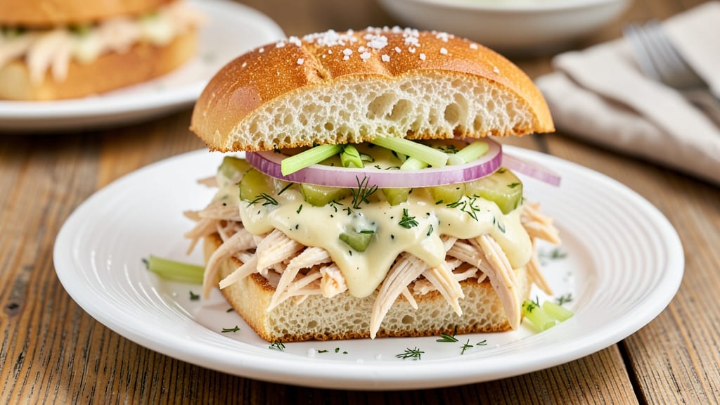 Dunkin' Donuts Chicken Salad Sandwich Recipe: Copycat Creamy Mayo and Celery Crunch