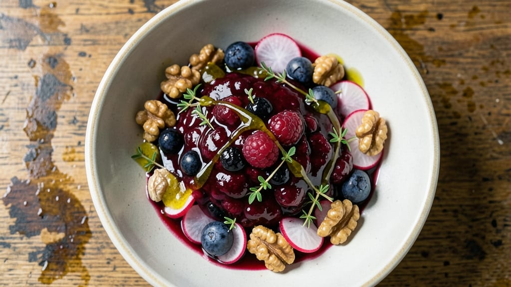 Berry Vinaigrette Salad Dressing Recipe: Bright, Tangy Zing With Fresh Herb Depth