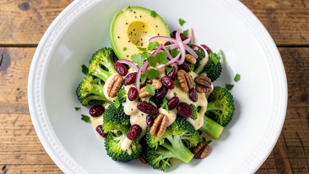Broccoli Salad Recipe with Cranberries and Pecans: Sweet-Tart Crunch That Stands Out at Any Meal